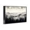 Stupell Industries Black & White Gradient Mountains Framed Giclee Wall Art Design by LSR Design Studio